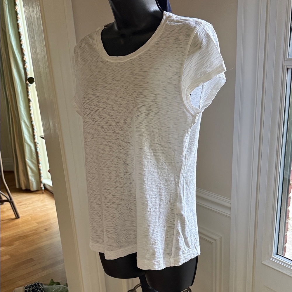 Rag & Bone White Short Sleeve Tee - Picture 3 of 3